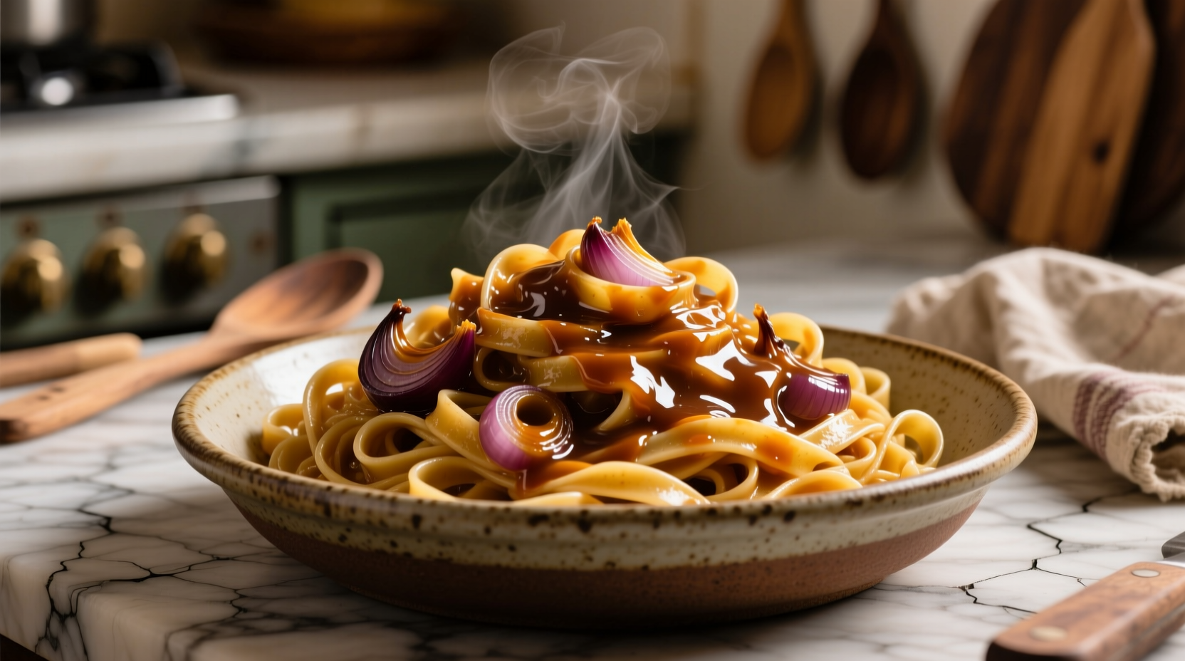 caramelized onion pasta sauce