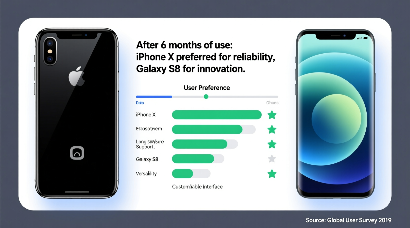 iphone x or galaxy s8 what did people prefer after using them