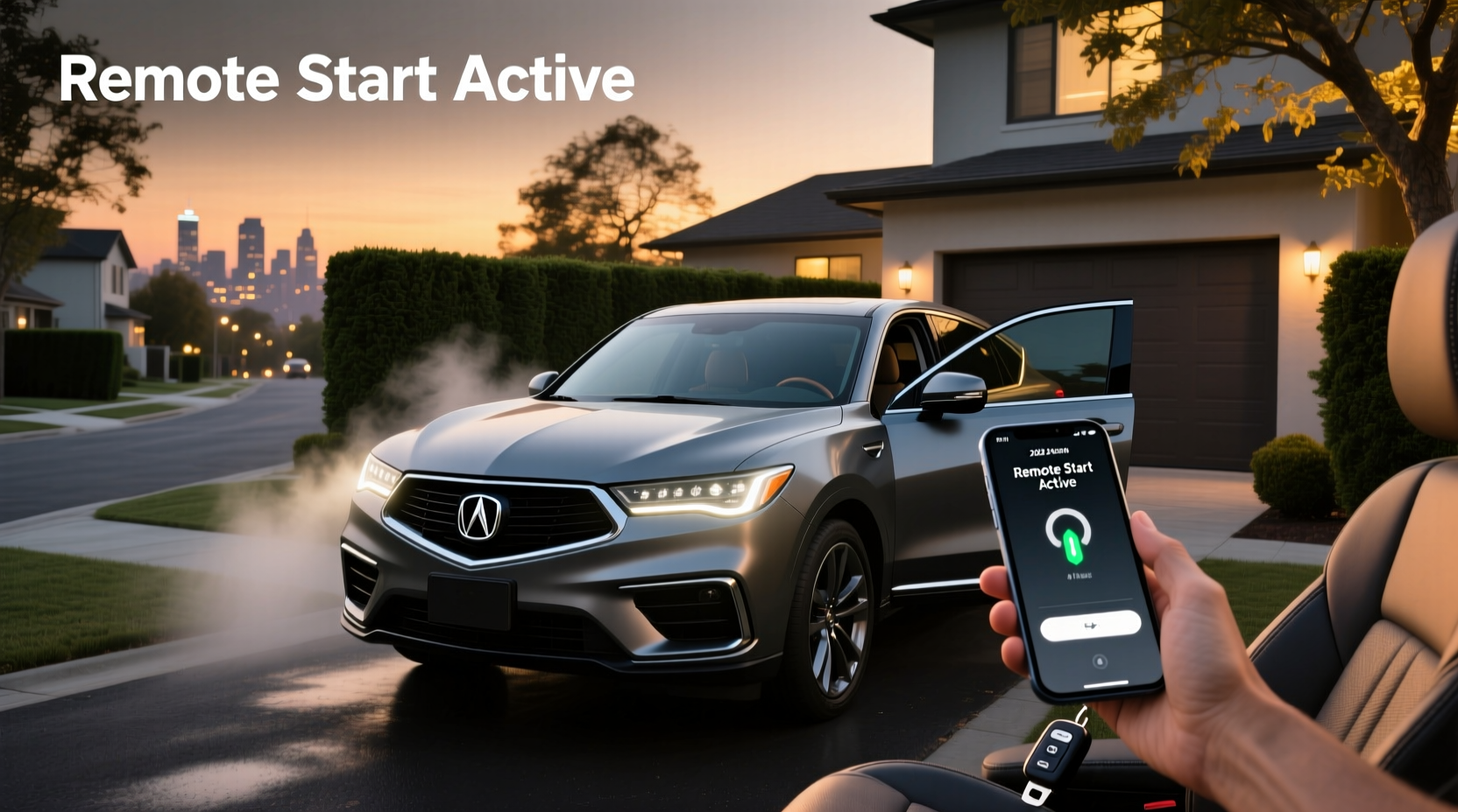 2022 acura mdx remote start guide