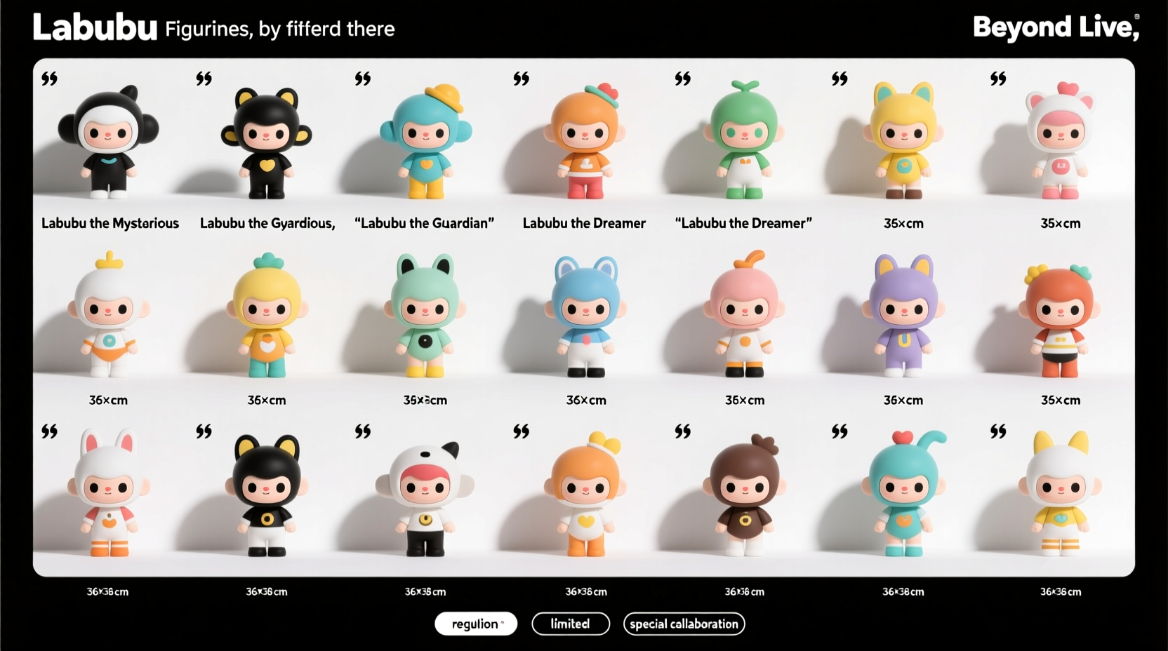 how many different labubu dolls are there