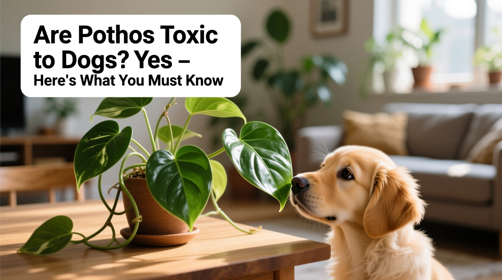 are pothos toxic to dogs