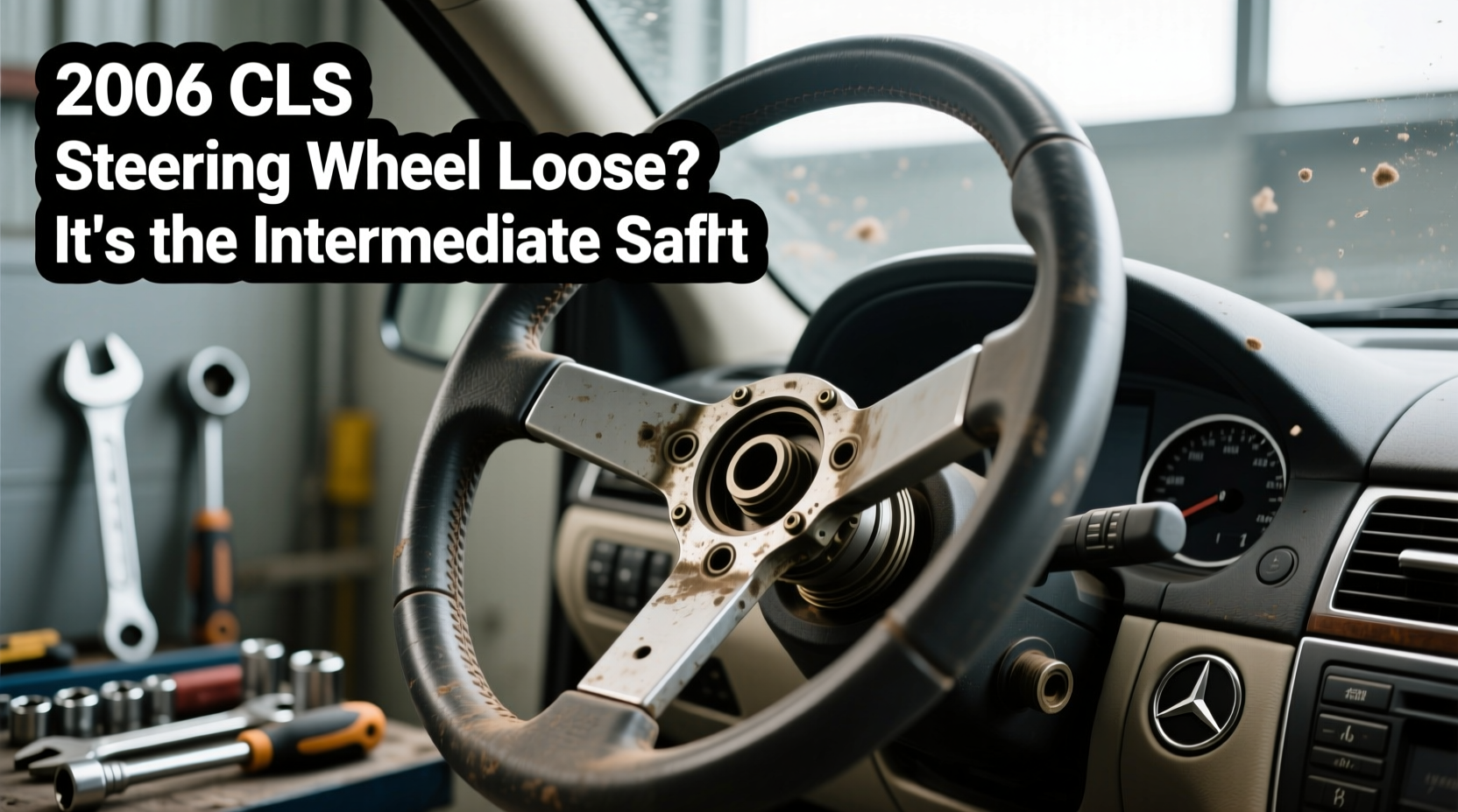 cls 2006 steering wheel loose