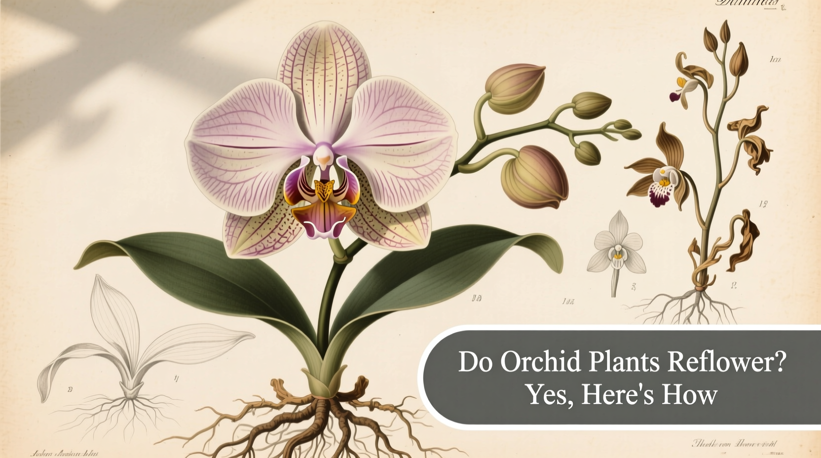 do orchid plants reflower