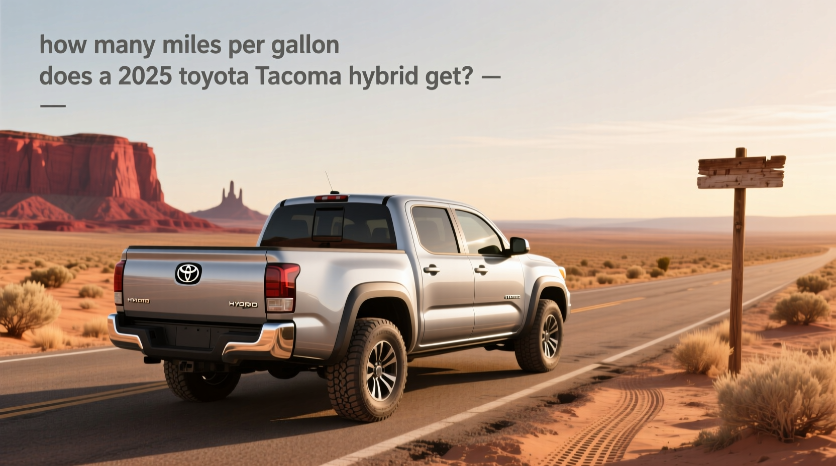 2025 Toyota Tacoma Hybrid MPG Guide: What to Look For