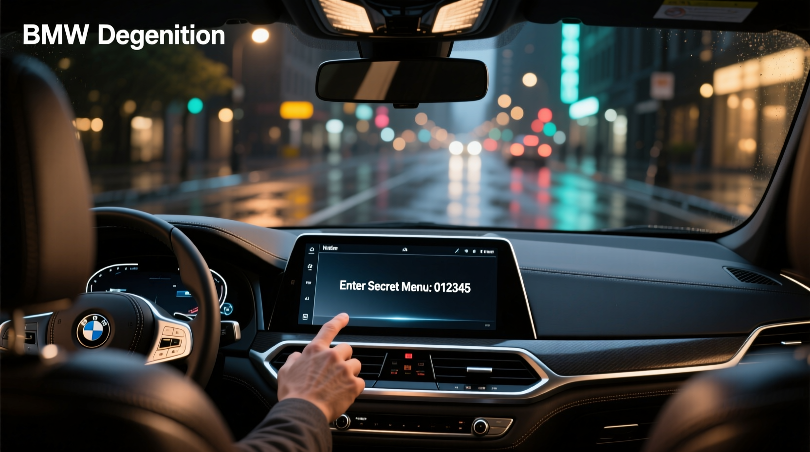 how to choose rear screen bmw,How to access BMW secret menu?