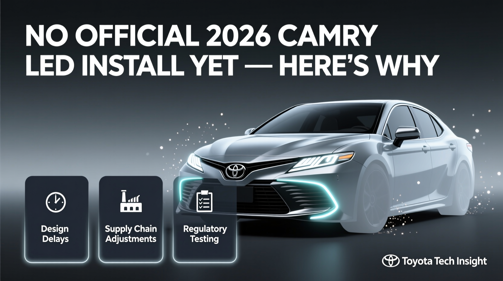 No Official 2026 Camry LED Install Yet — Here's Why