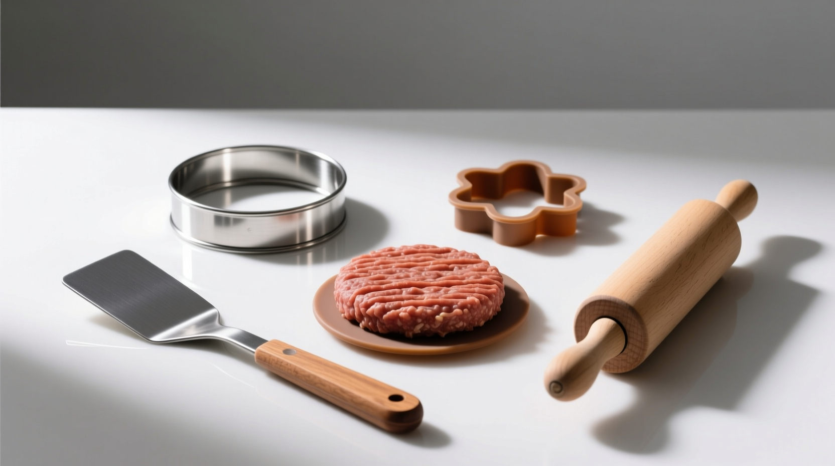 household objects that shape hamburger patties