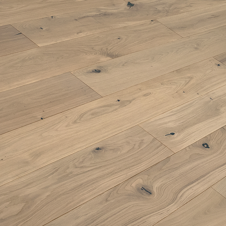 White oak silk white color export engineered  flooring
