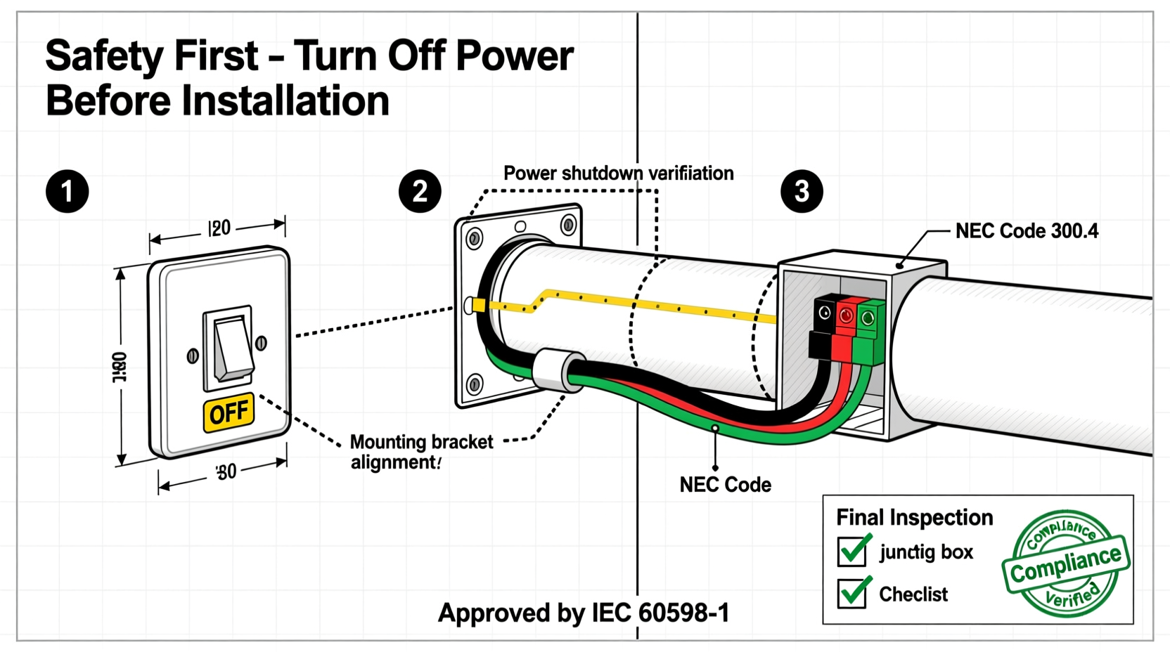 led lighting install guide