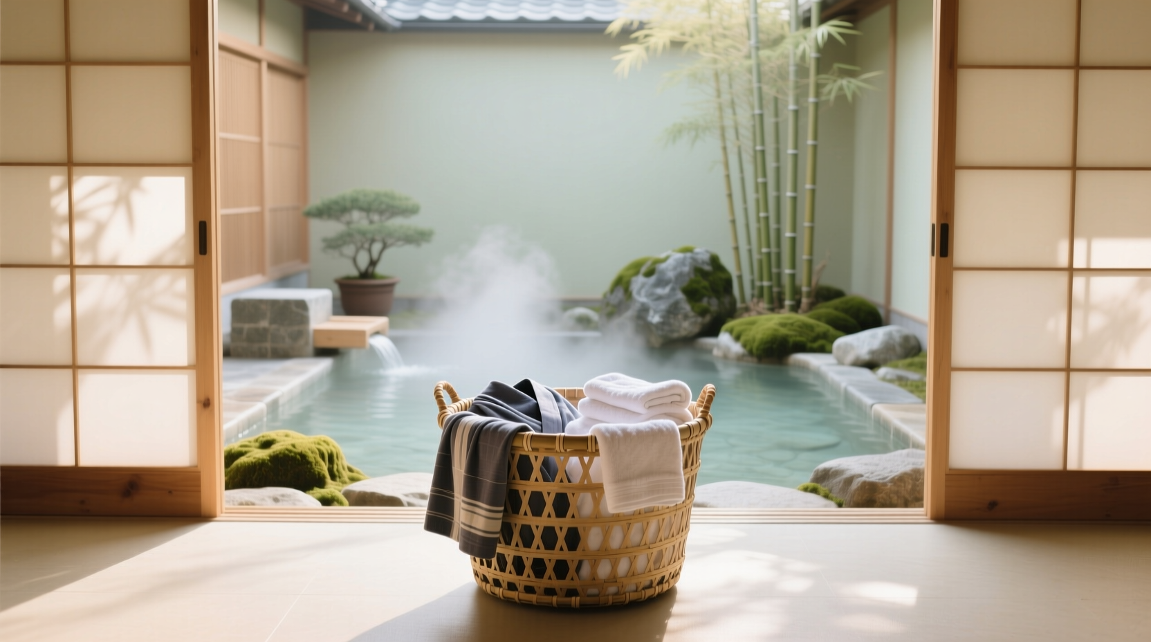open spaces onsen laundry hamper
