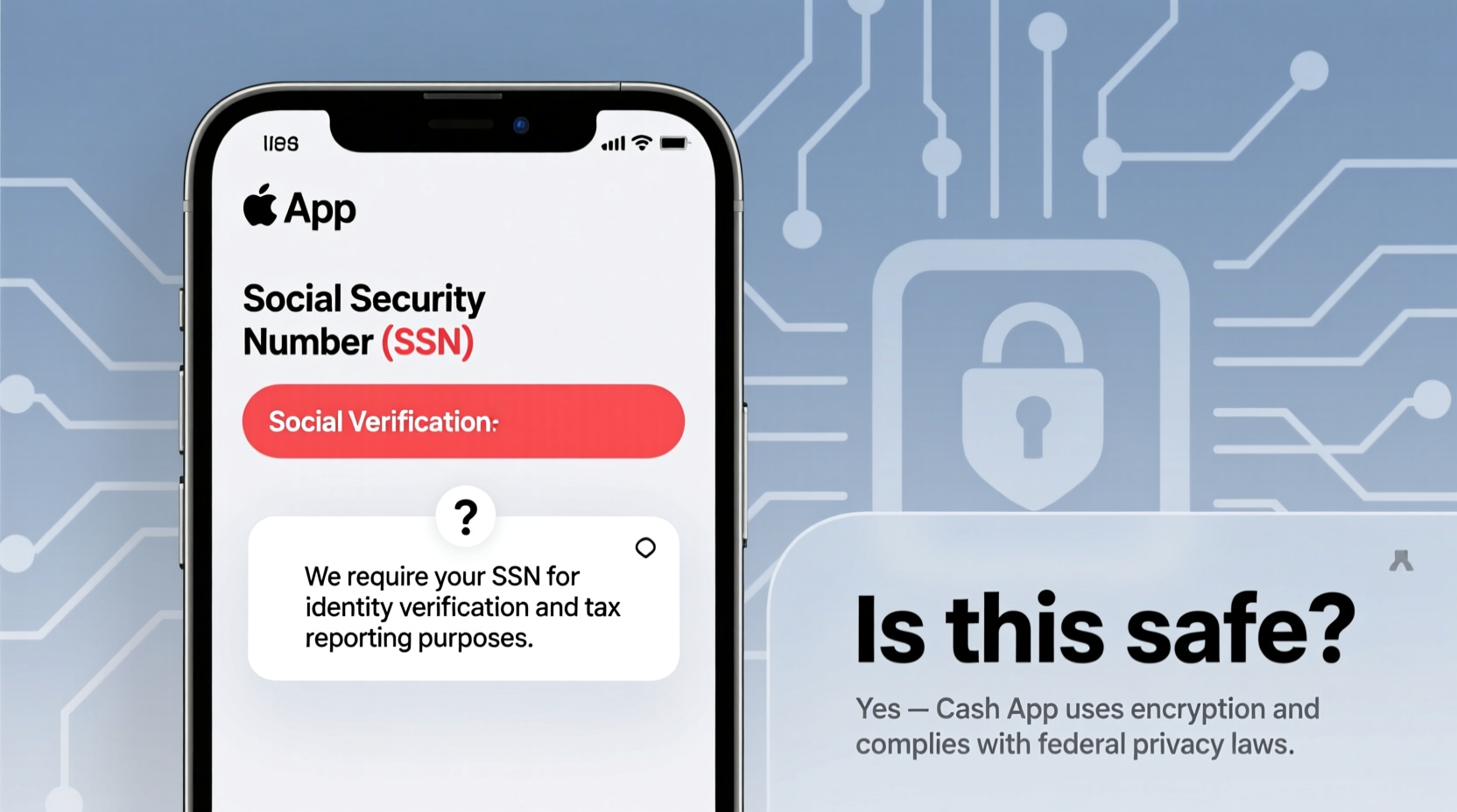 cash app your ssn why they need it is it safe