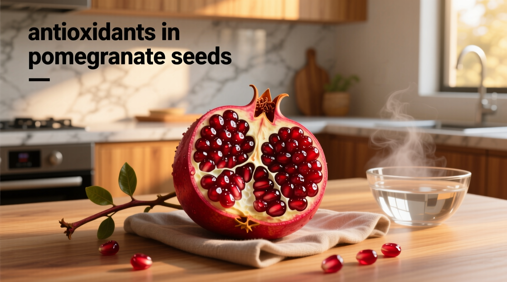 antioxidants in pomegranate seeds