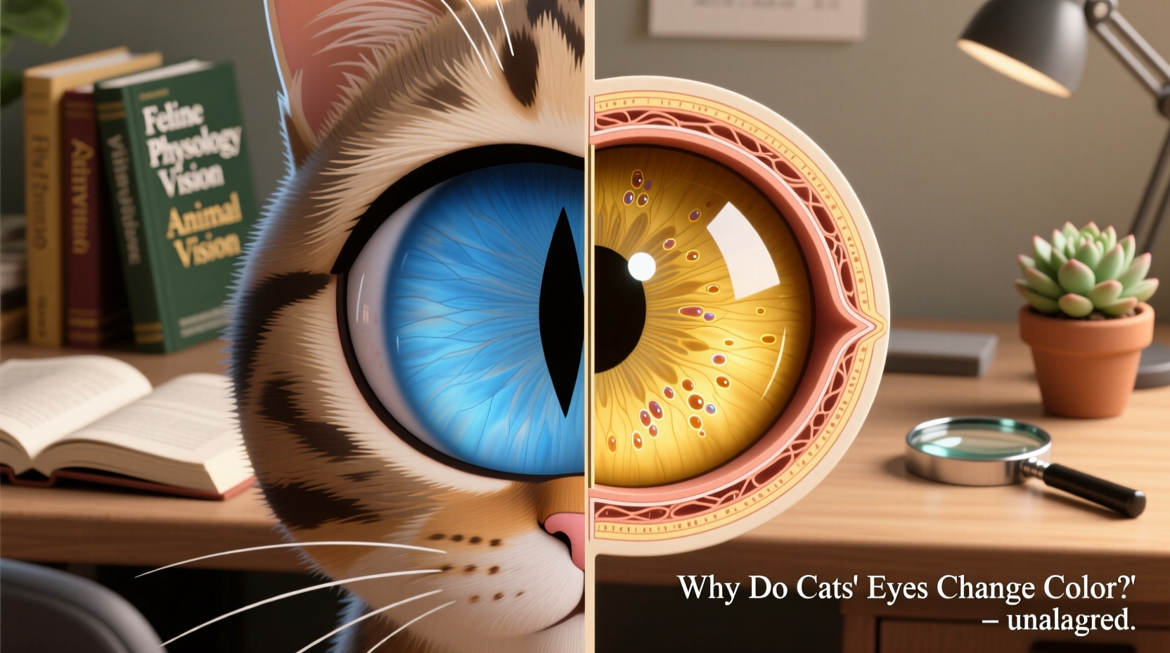 why do cats eyes change color exploring the reasons