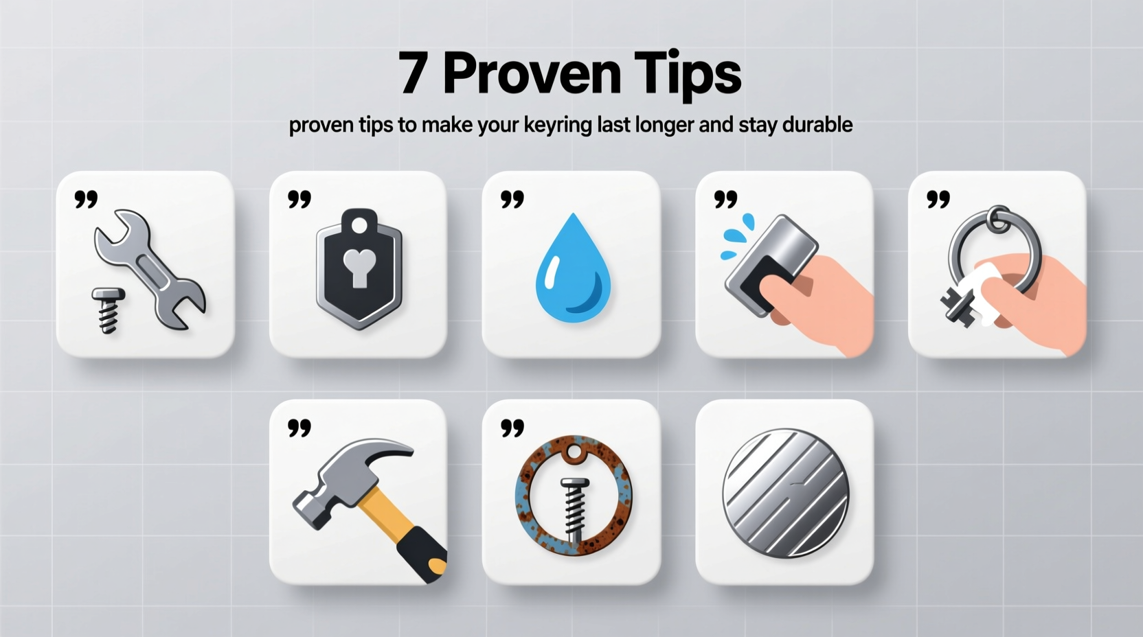 7 proven tips to make your keyring last longer and stay durable