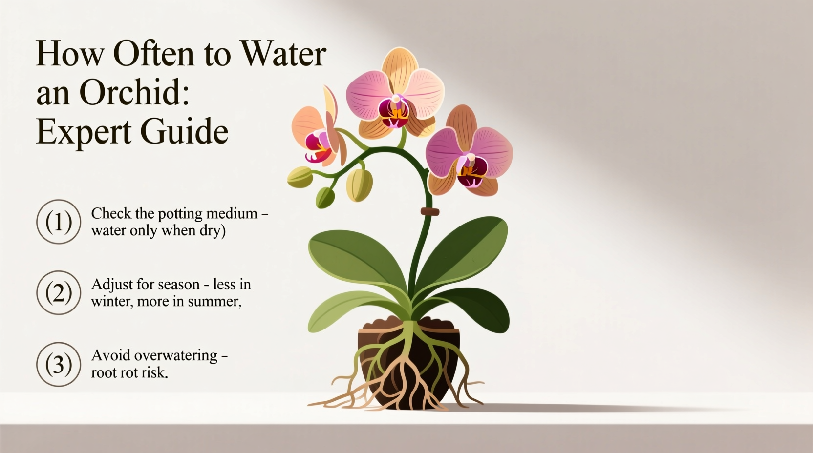 how much should i water my orchid