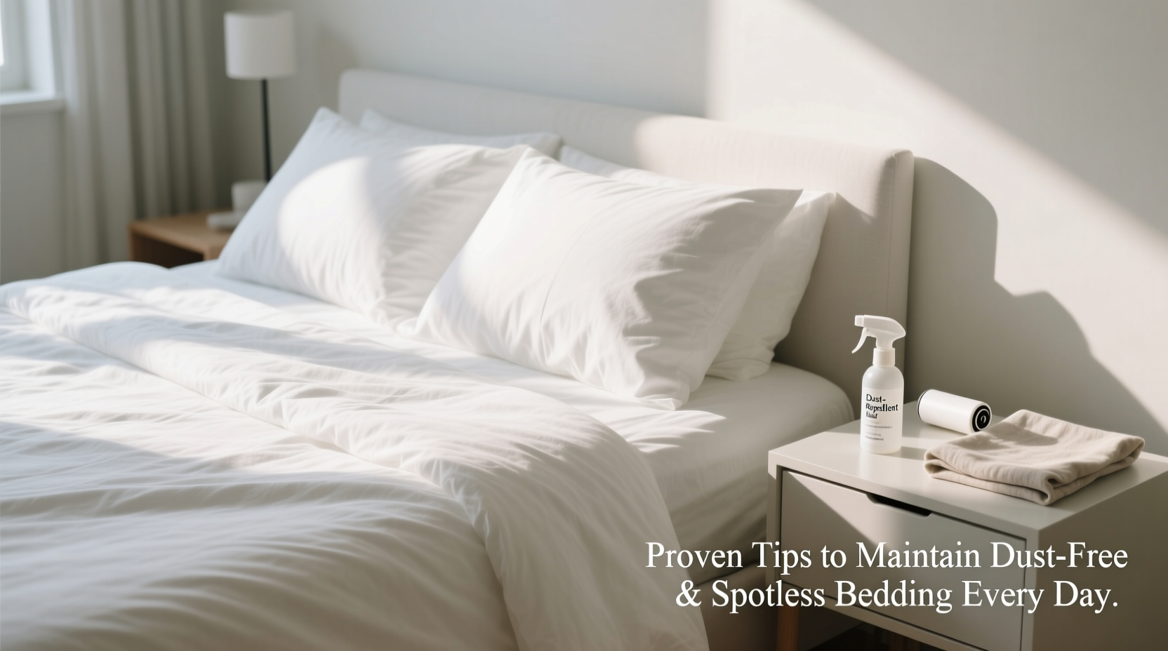 proven tips to maintain a dust free and spotless bedding set every day