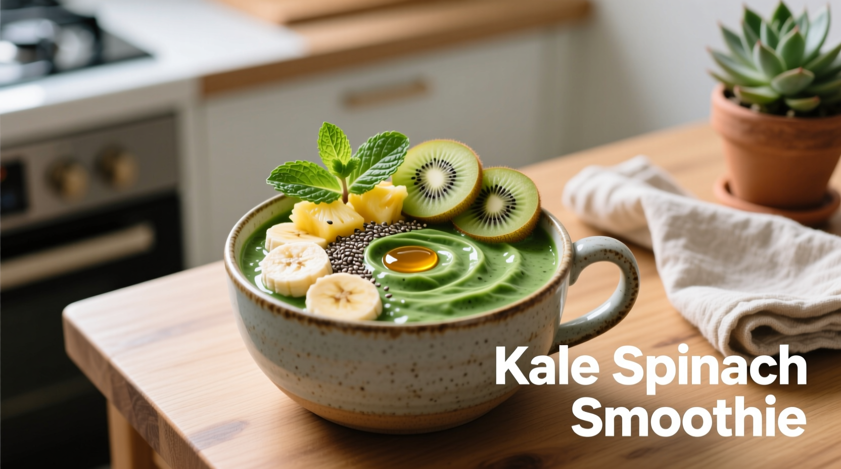 Perfect Kale Spinach Smoothie Recipe & Science-Backed Benefits
