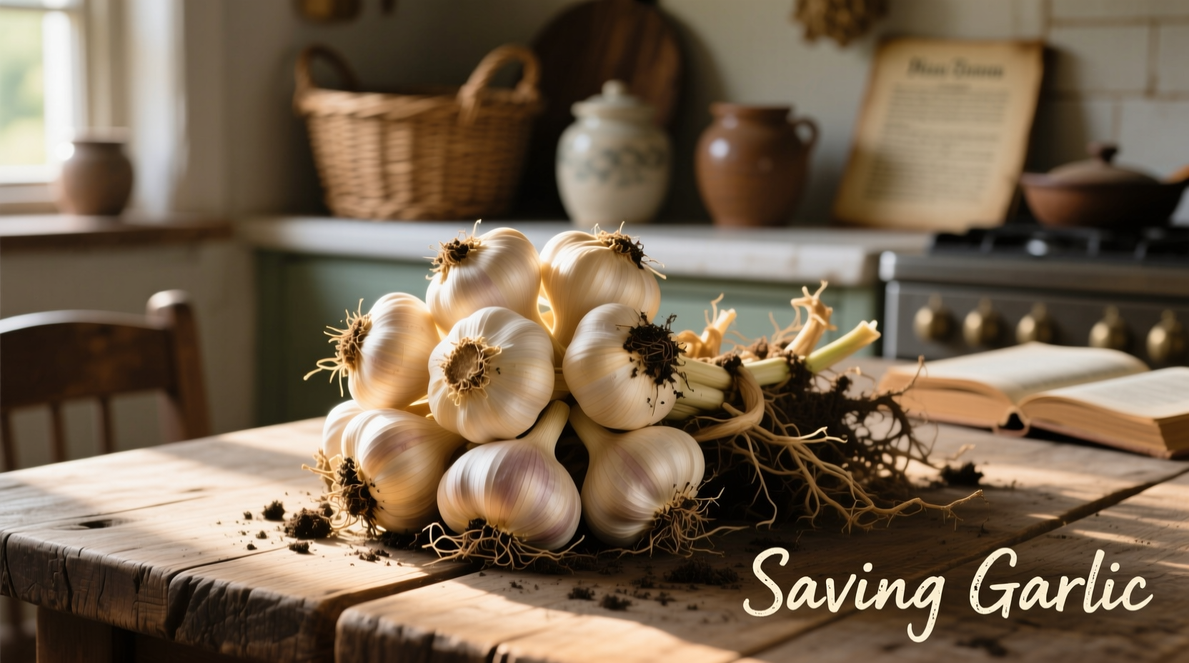 saving garlic
