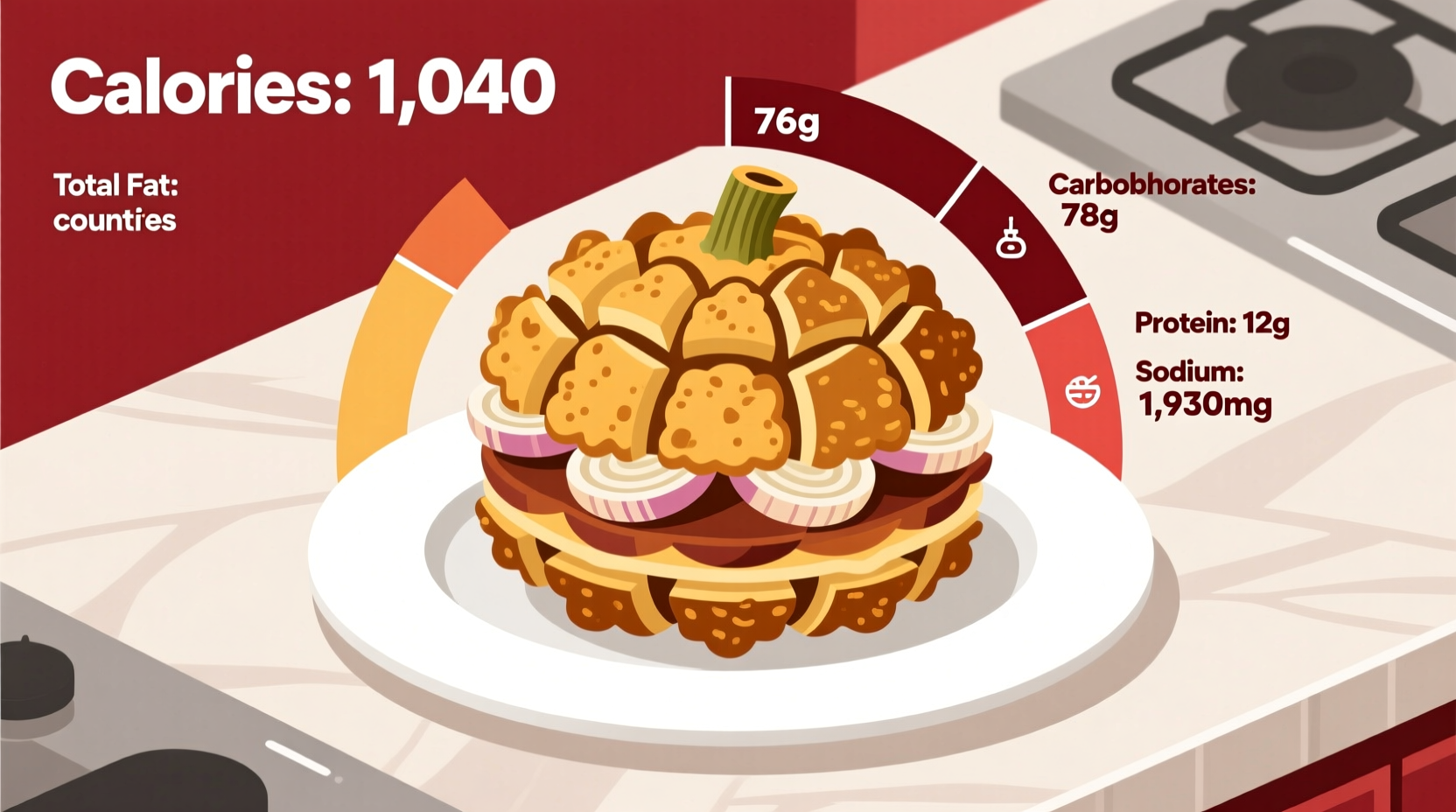 how many calories in a bloomin onion