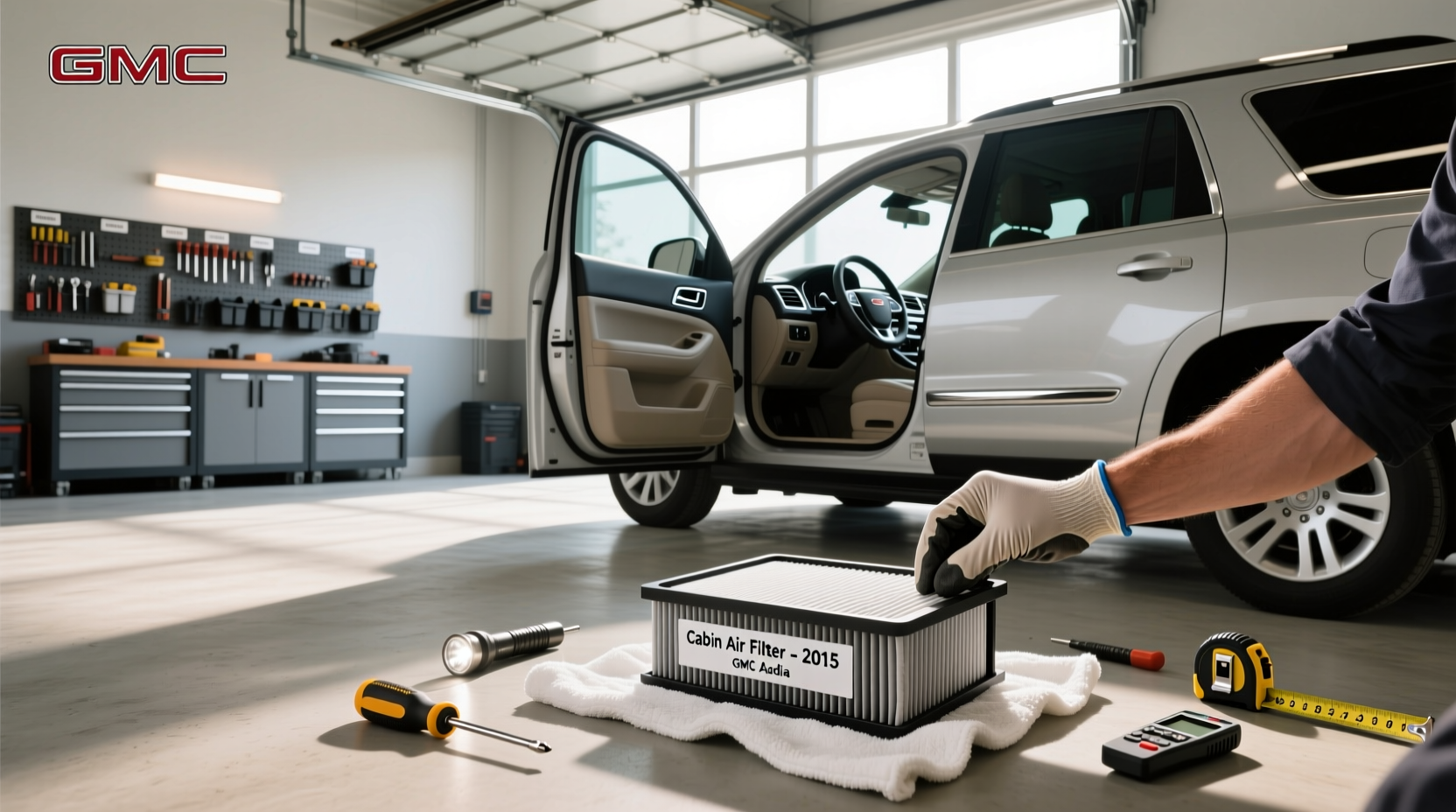 2013 gmc acadia cabin air filter guide