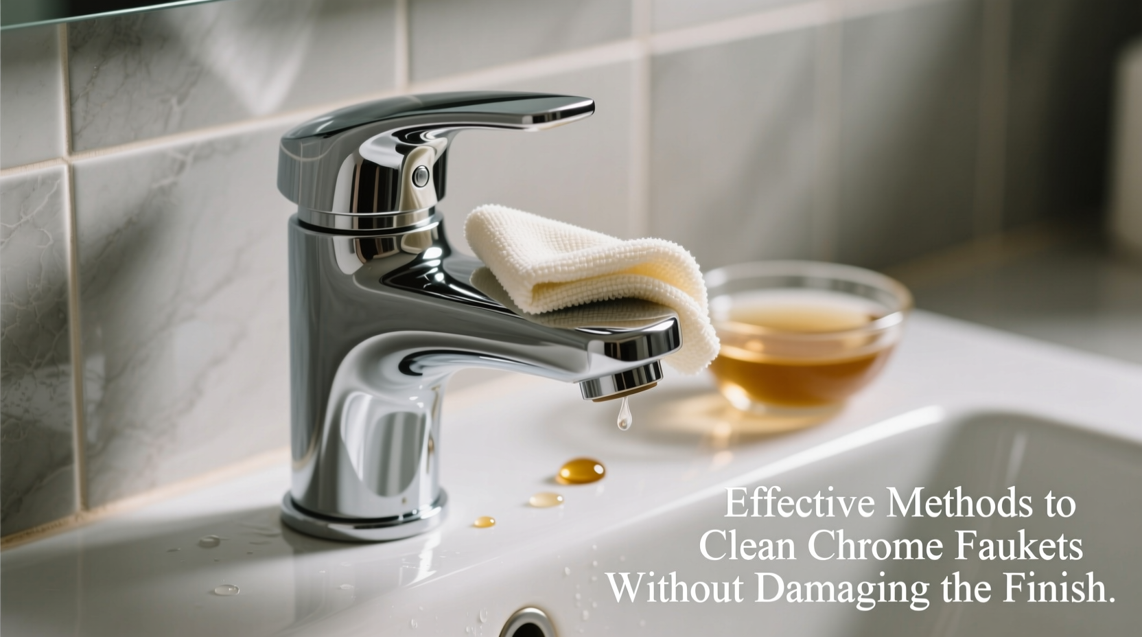 effective methods to clean chrome faucets without damaging the finish