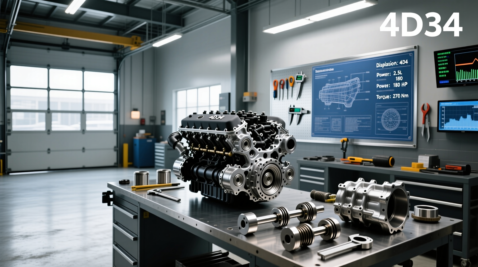 4d34 engine specs common uses