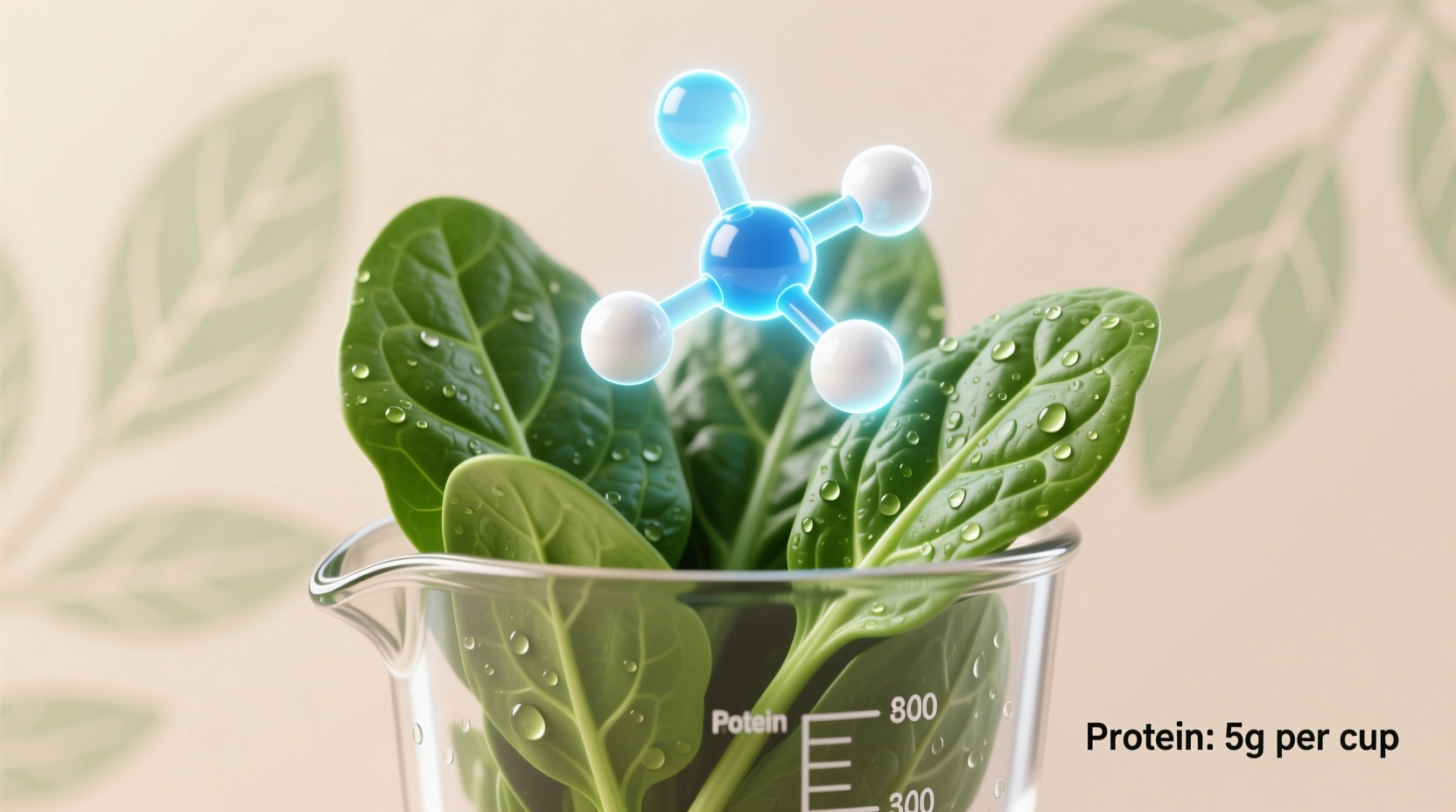 Protein in 1 Cup Spinach: Raw vs Cooked Values