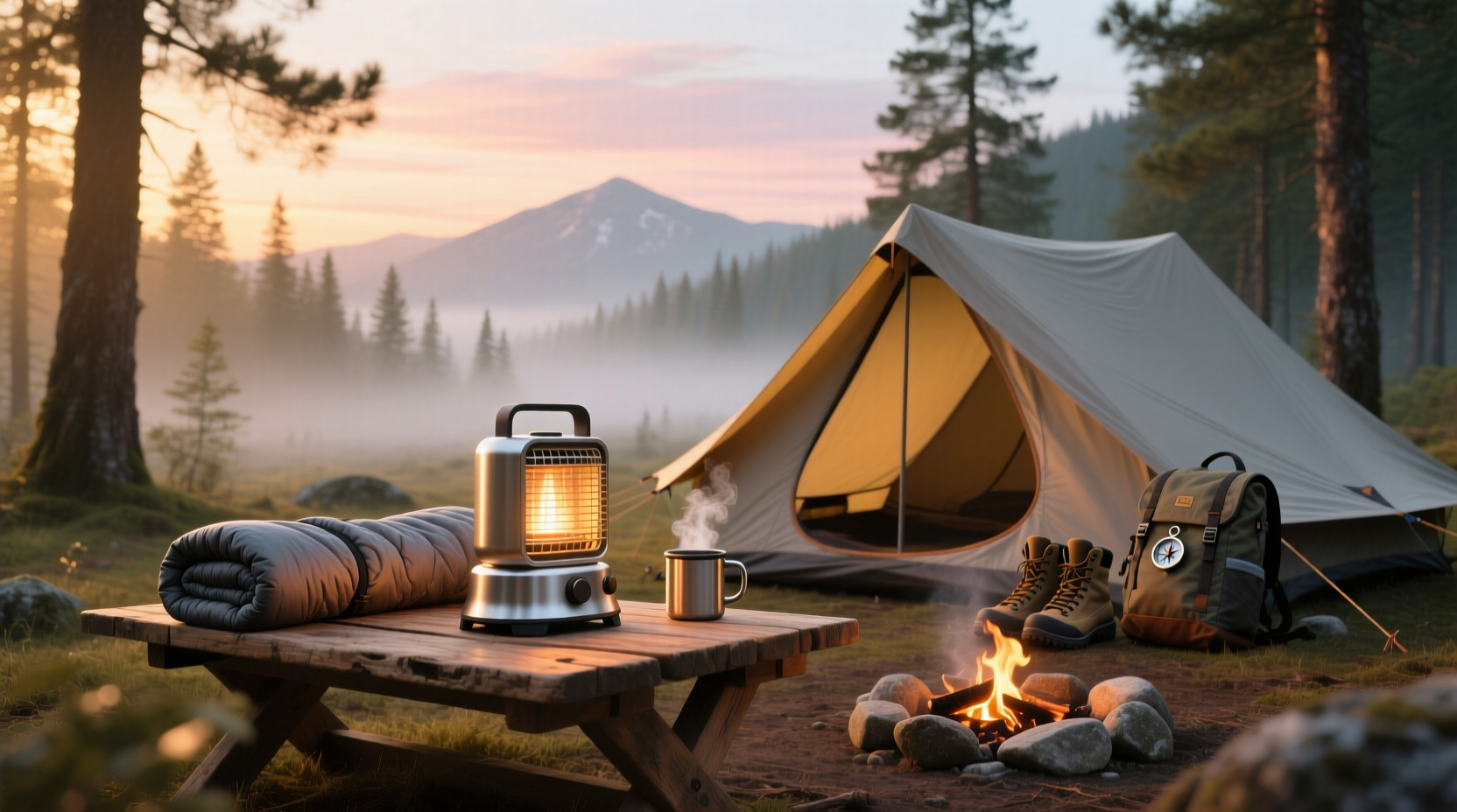 What Is the Safest Portable Camping Heater for a Tent?