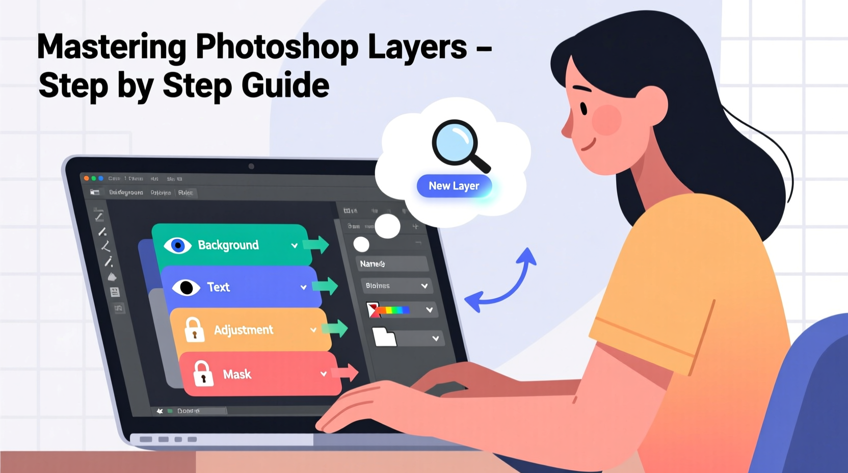 mastering photoshop layers a step by step guide to creating and using new layers effectively