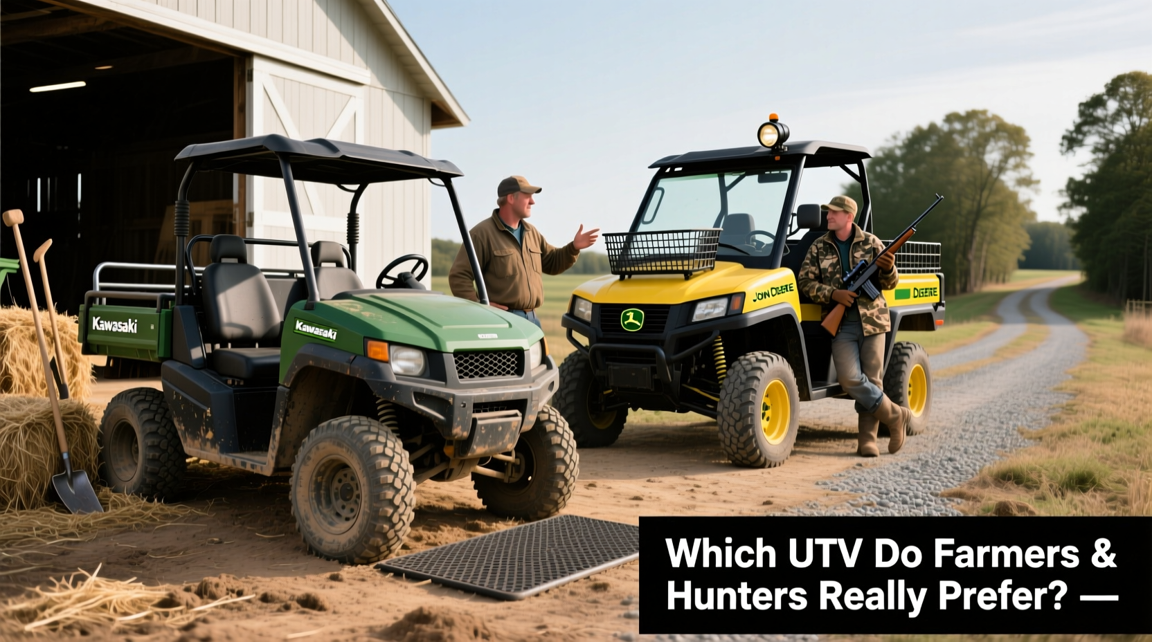 kawasaki mule vs john deere gator which utv do farmers and hunters actually prefer