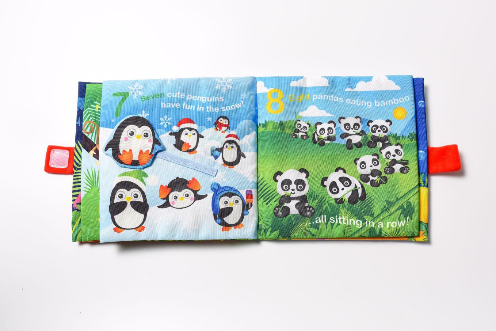 soft cloth book stuffed toy plush toy educational kids learning toys fabric book