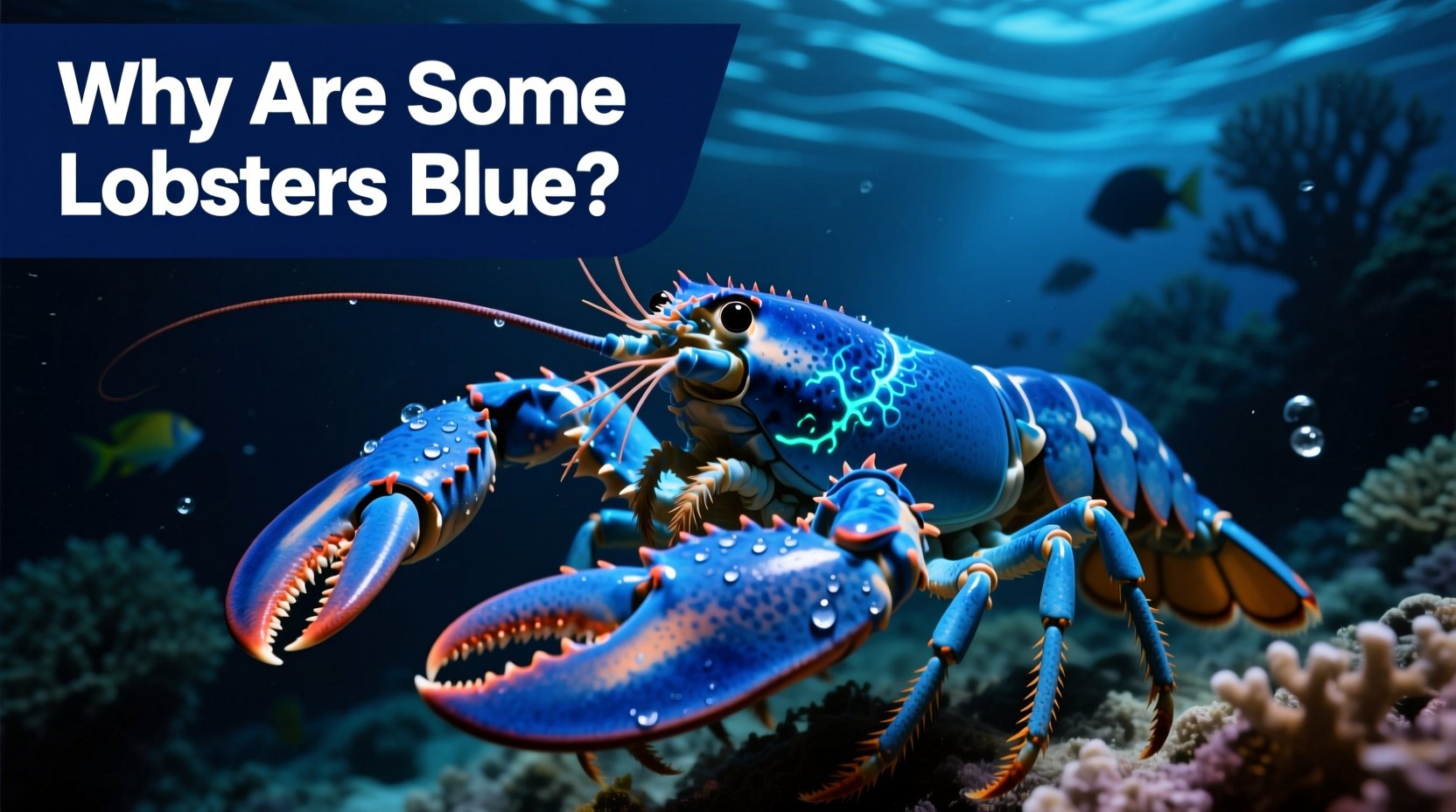 why are some lobsters blue unlocking the mystery