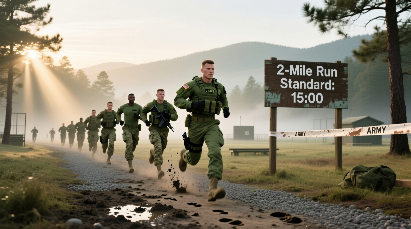 army 2 mile run standards guide