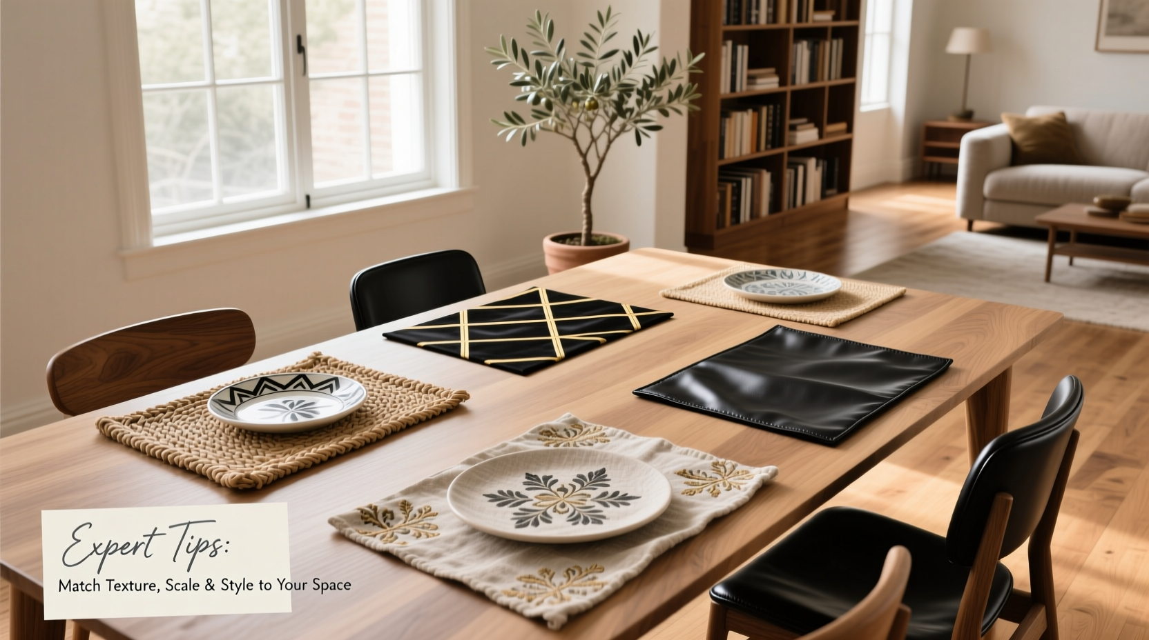 expert tips to choose the perfect dining table mats that match your style and space