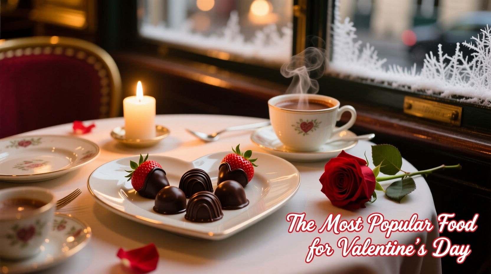 what is the most popular food for valentines day