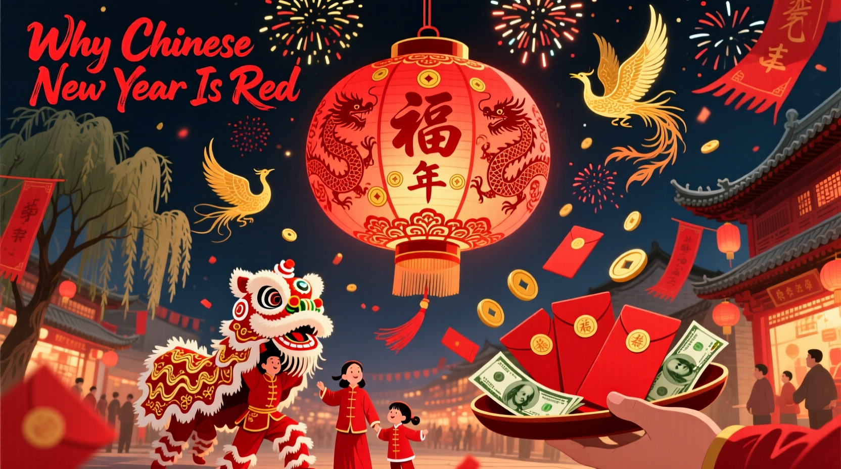 why chinese new year is red