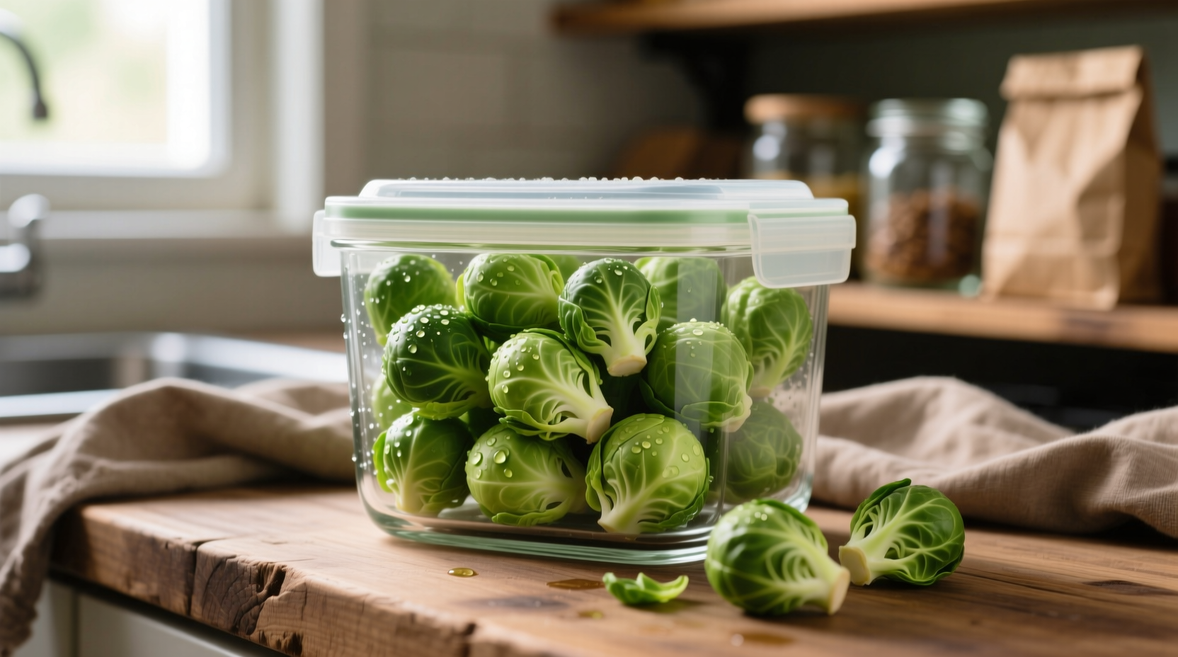 how to store brussels sprouts