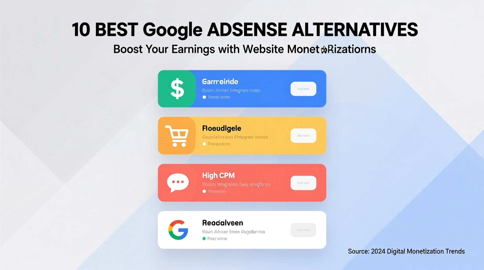10 Best Google Adsense Alternatives For Website Monetization