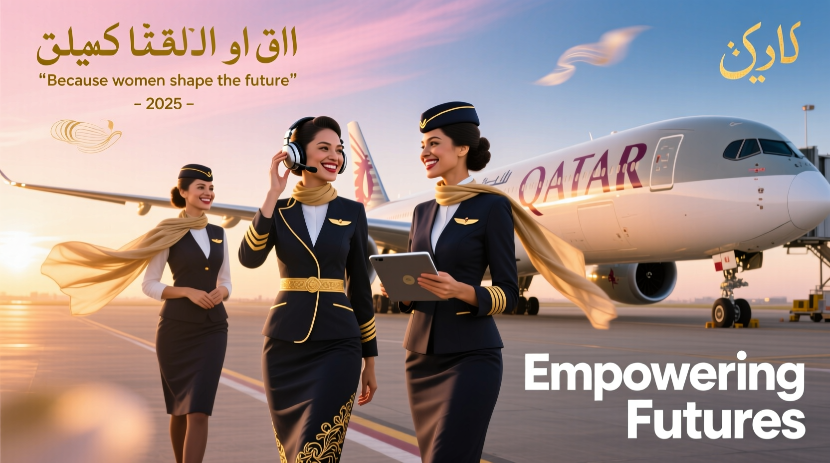 qatar airways womens day