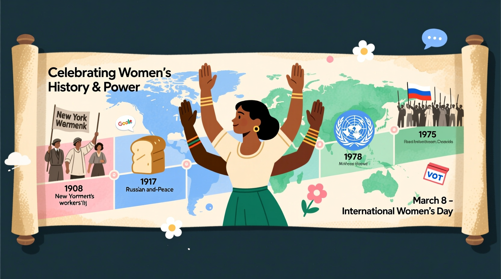 international womens day google doodle