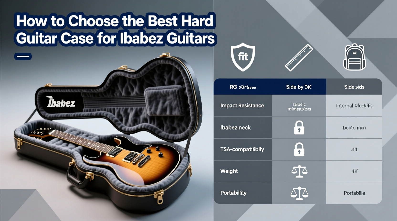 guitar case hard ibanez