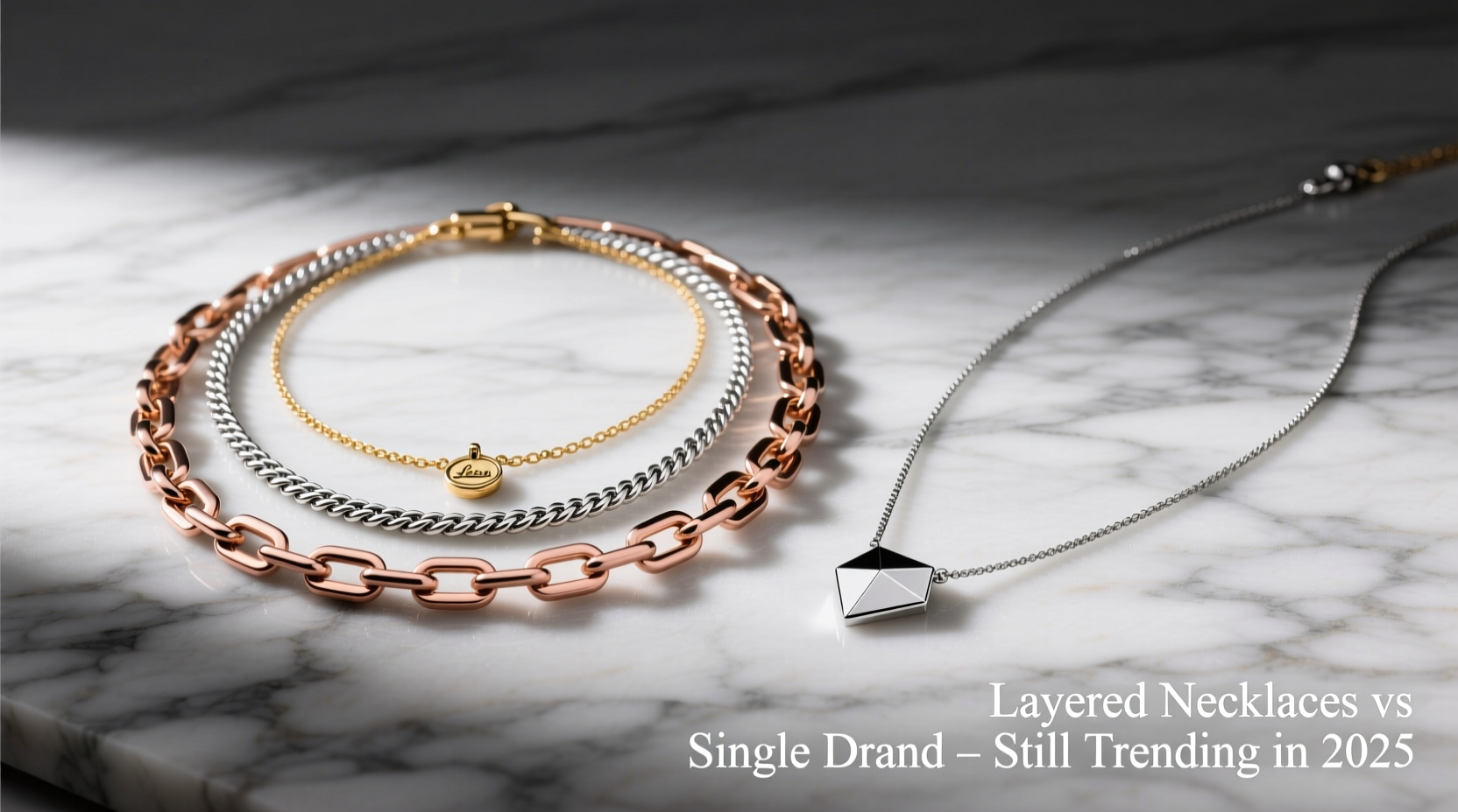 layered necklaces vs single strand are double layer chains still trending in 2025