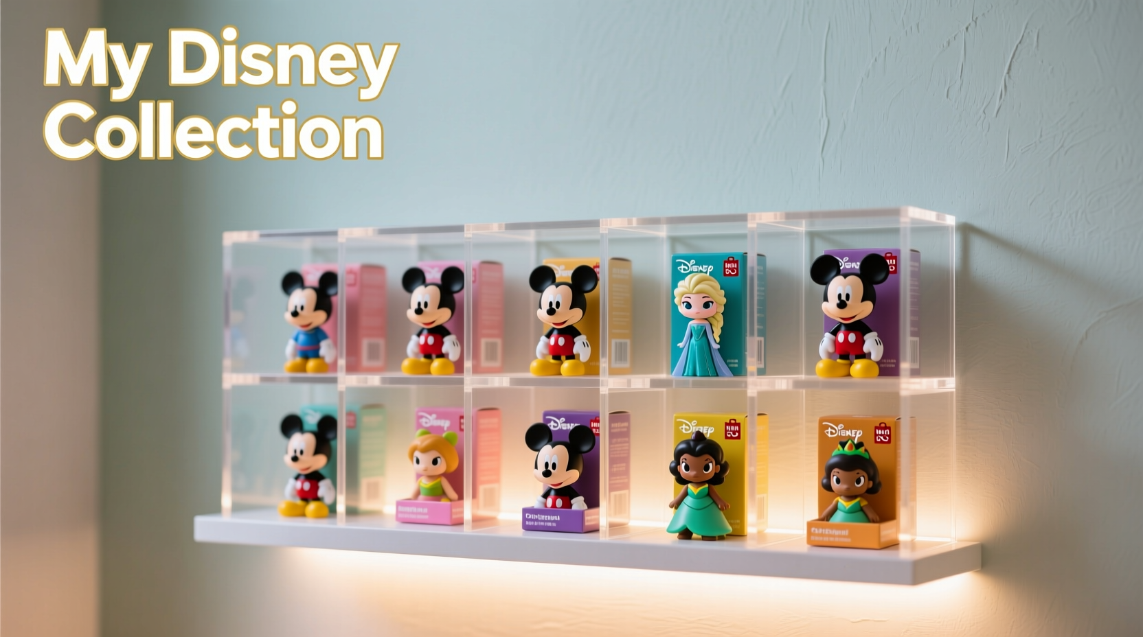 creative ways to display your miniso disney blind box figures and build a stunning collection