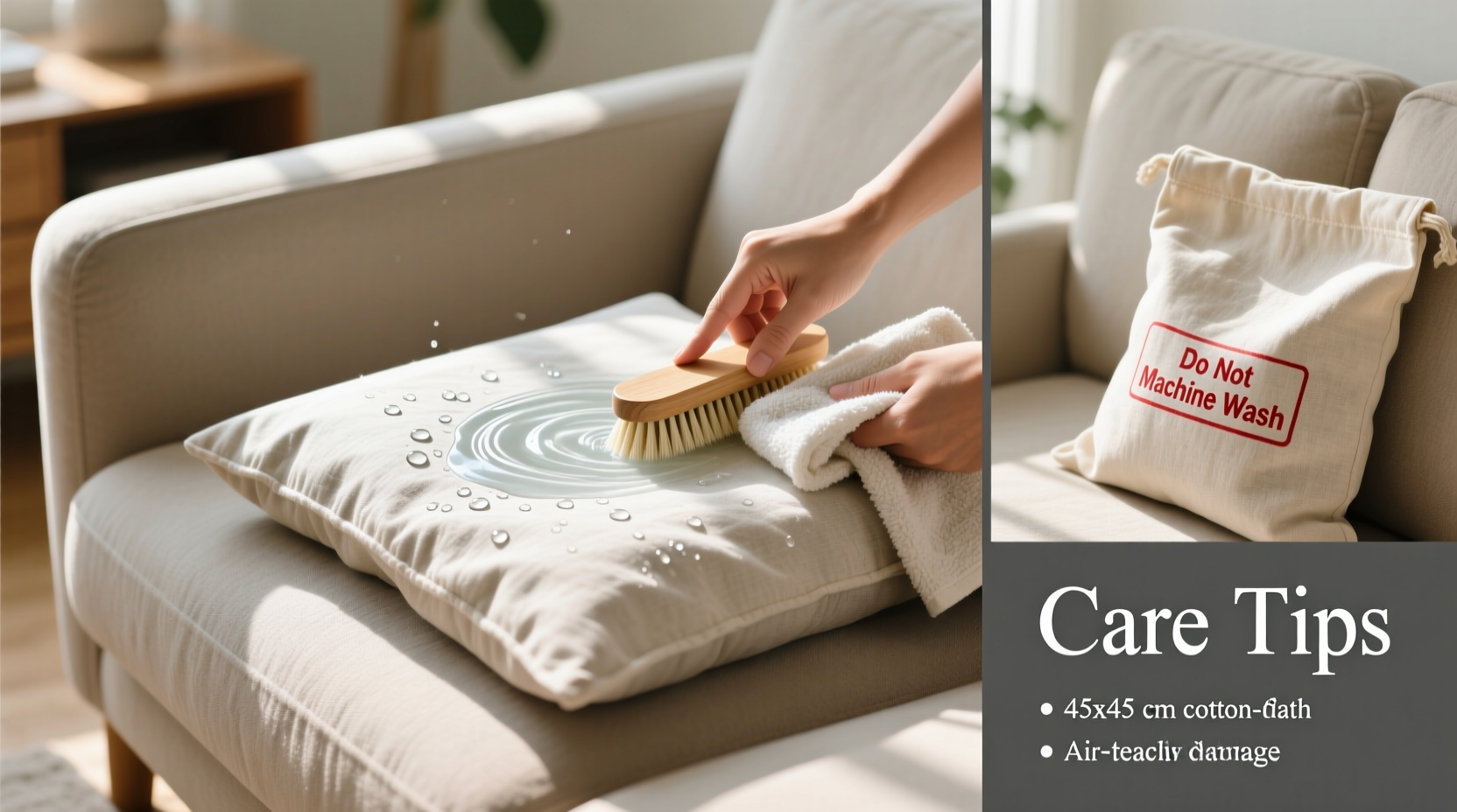 effective methods to clean and maintain your 45x45 cushion covers without damage