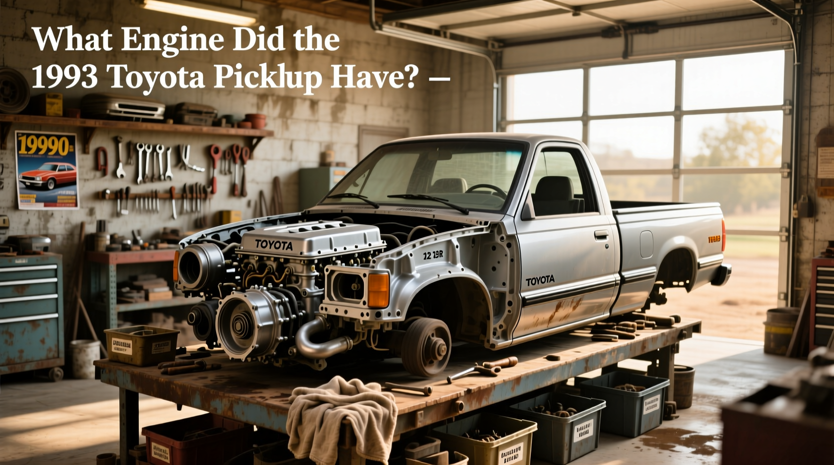 1993 toyota pickup parts engine guide