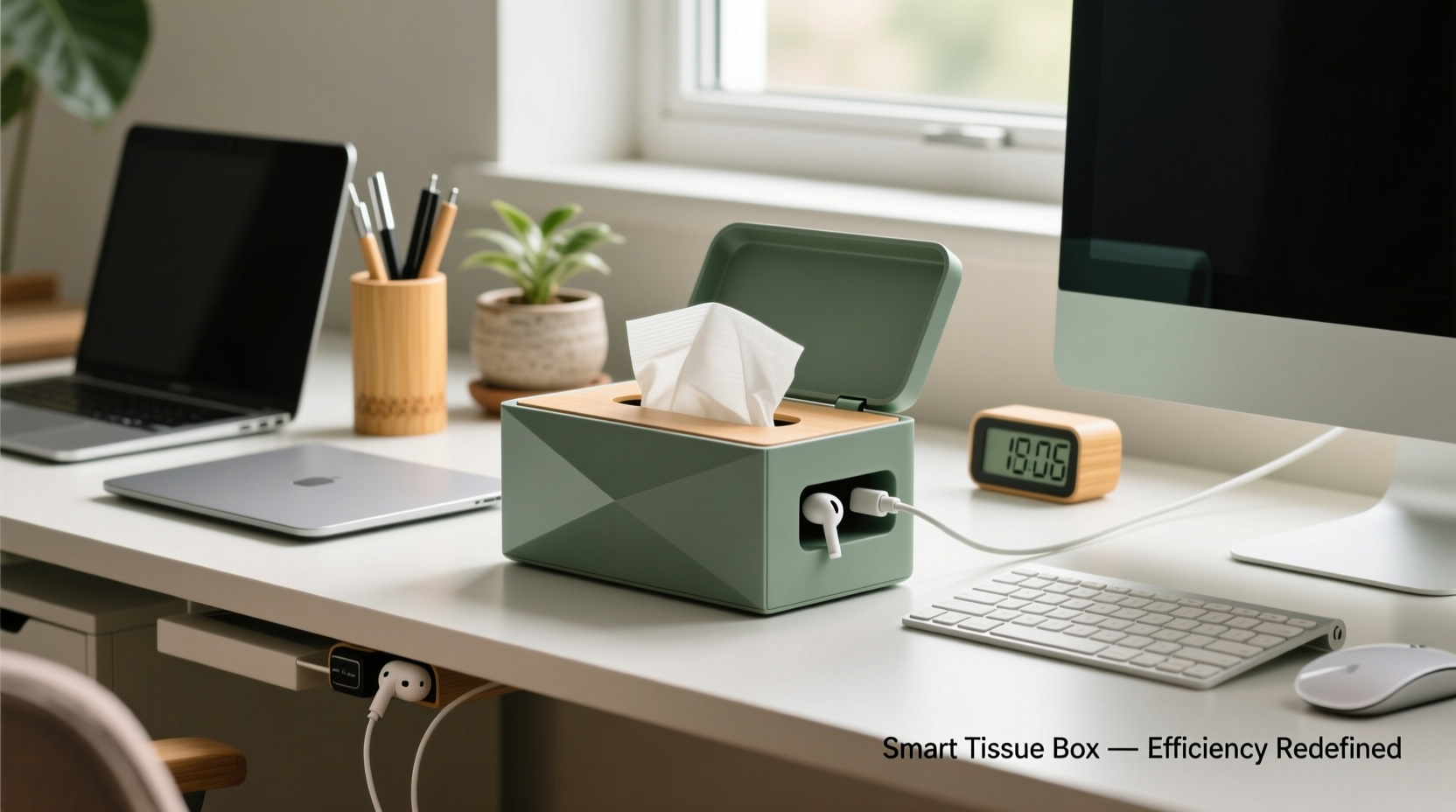 smart and stylish strategies for using a desktop tissue box to boost workspace efficiency