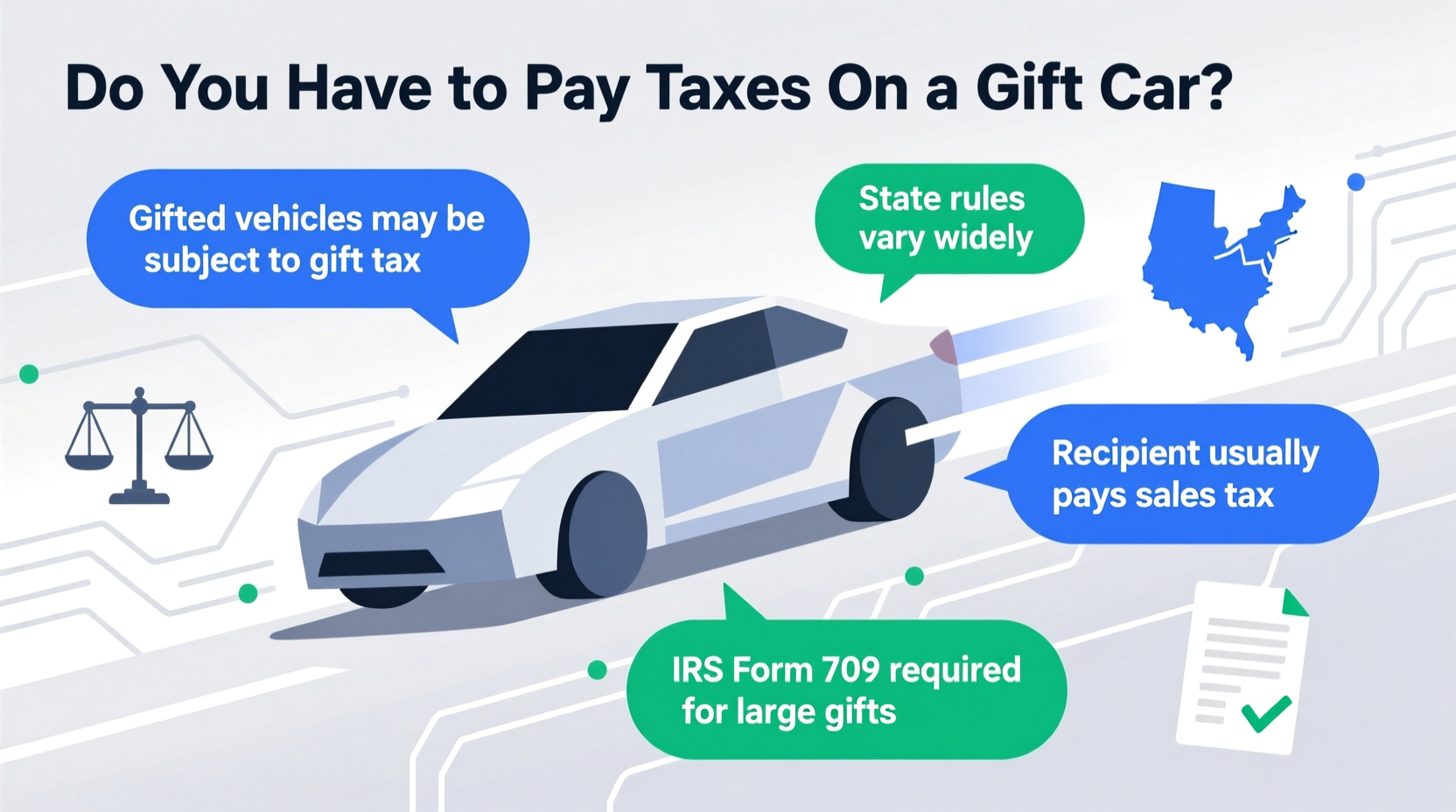 do you have to pay taxes on a gift car