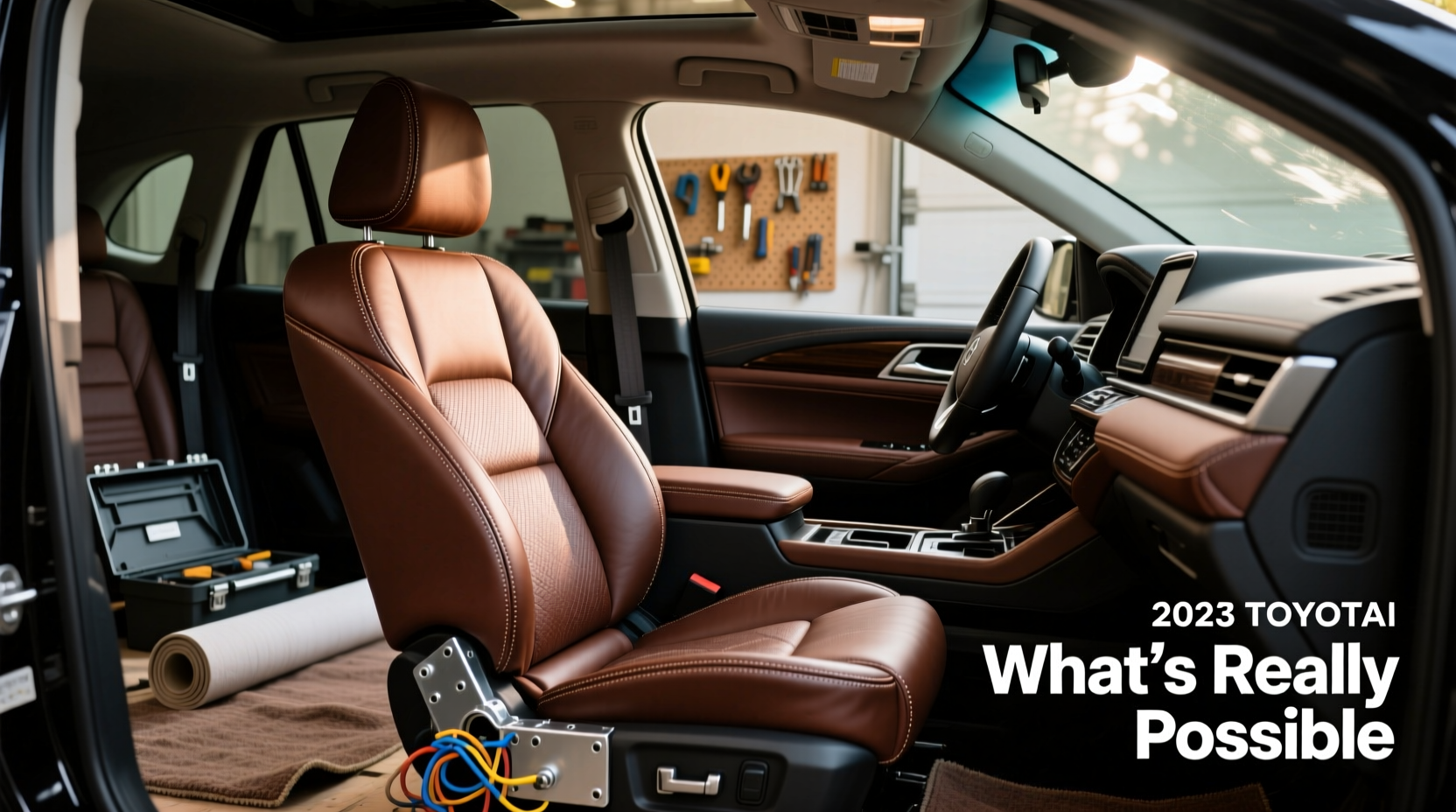 2023 highlander leather seat install