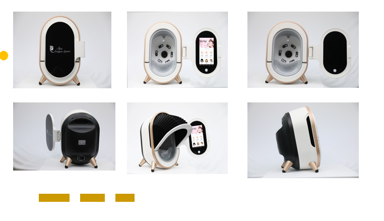 45W Facial Test Machine Dermoscopy Analyseur RGB UV With Tablet