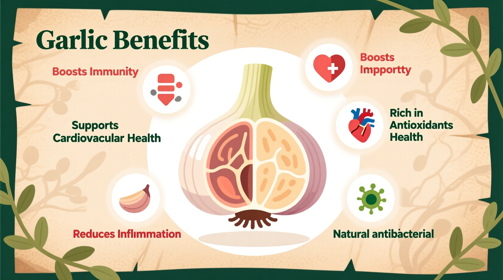 what are the advantages of garlic